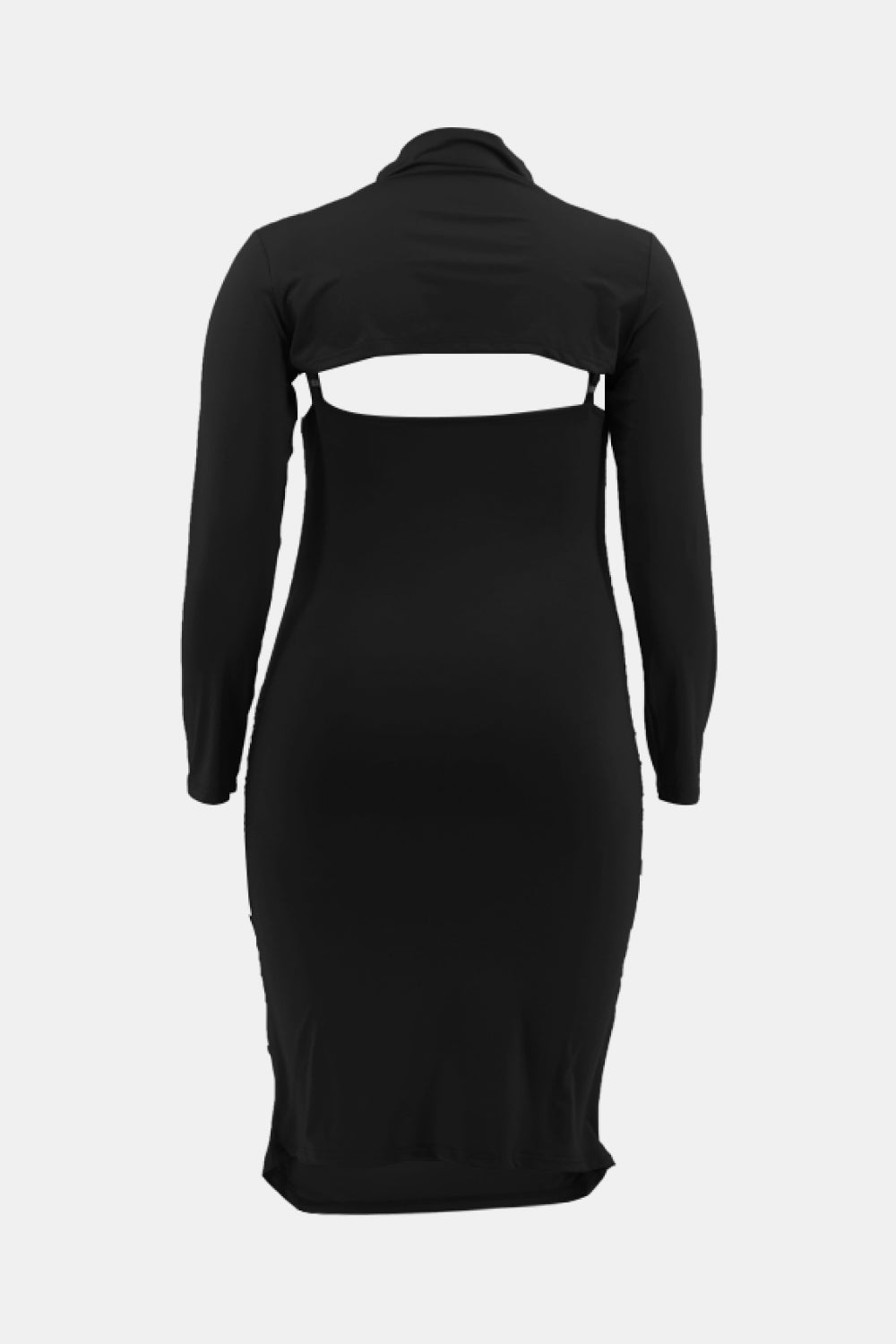 Ruched Bodycon Dress and Bolero Set