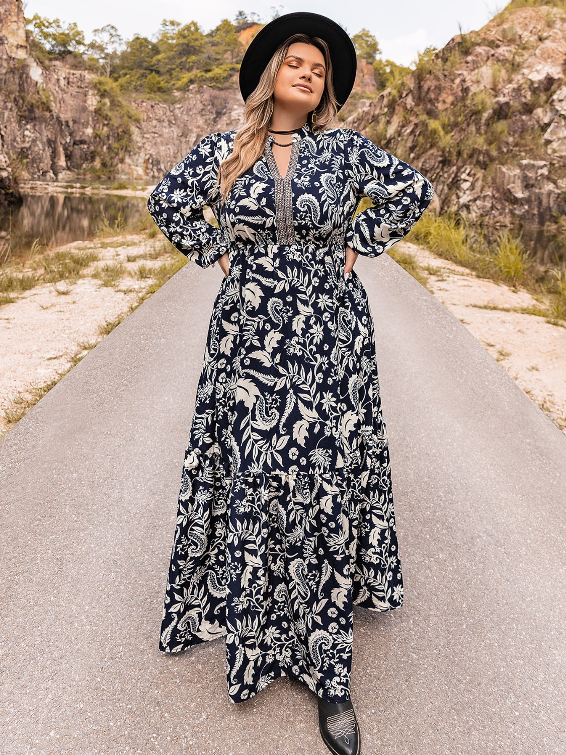 Sherry Long Sleeve Maxi Dress
