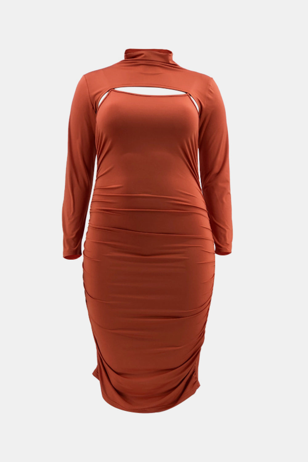 Ruched Bodycon Dress and Bolero Set