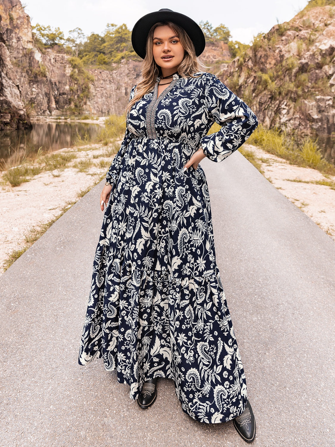 Sherry Long Sleeve Maxi Dress