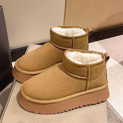 The Chunky Platform Mini Boots