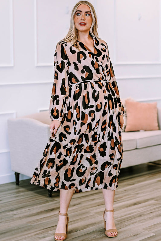 Ramona Leopard Print Dress