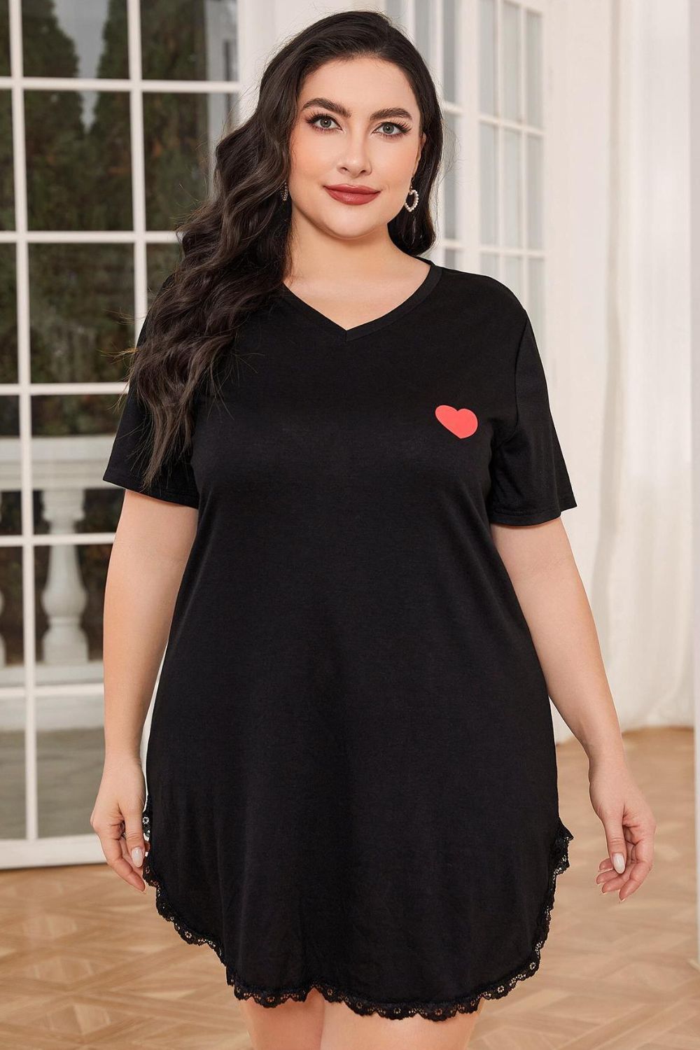 Hearty V-Neck Sleep Shirt