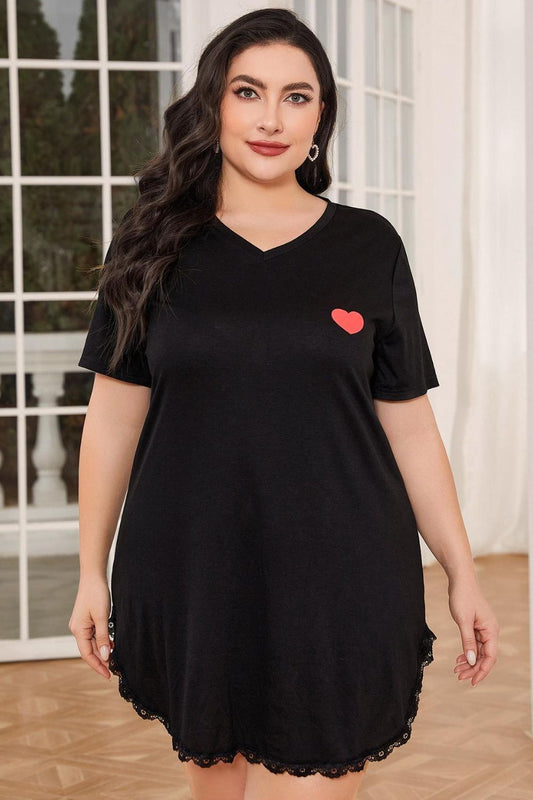 Hearty V-Neck Sleep Shirt