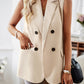 Devine Double-Breasted Sleeveless Blazer