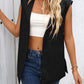 Side Slit Open Front Vest