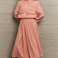 Maxi Jacket and Midi Skirt Set