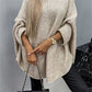 Round Neck Batwing Sleeve Sweater