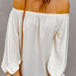 Off-Shoulder Balloon Sleeve Top