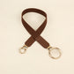 Double Ring Buckle Elastic PU Belt