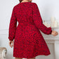 Tam Long Sleeve Belted V-Neck Dress