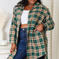 Mandy Plaid Collared Neck Long Sleeve Shirt