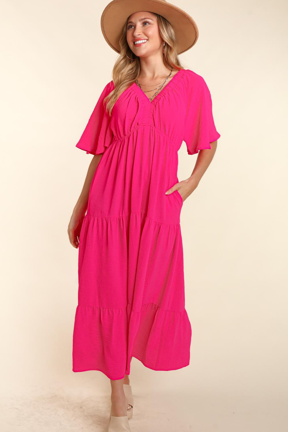 Faye Babydoll Maxi Dress