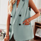 Devine Double-Breasted Sleeveless Blazer