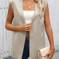 Side Slit Open Front Vest