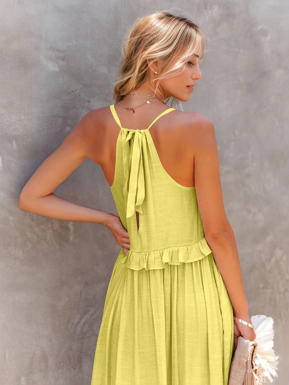 Riley Ruffled Tiered Maxi Dress