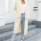 Angel Wings Open Front Pocketed Cardigan