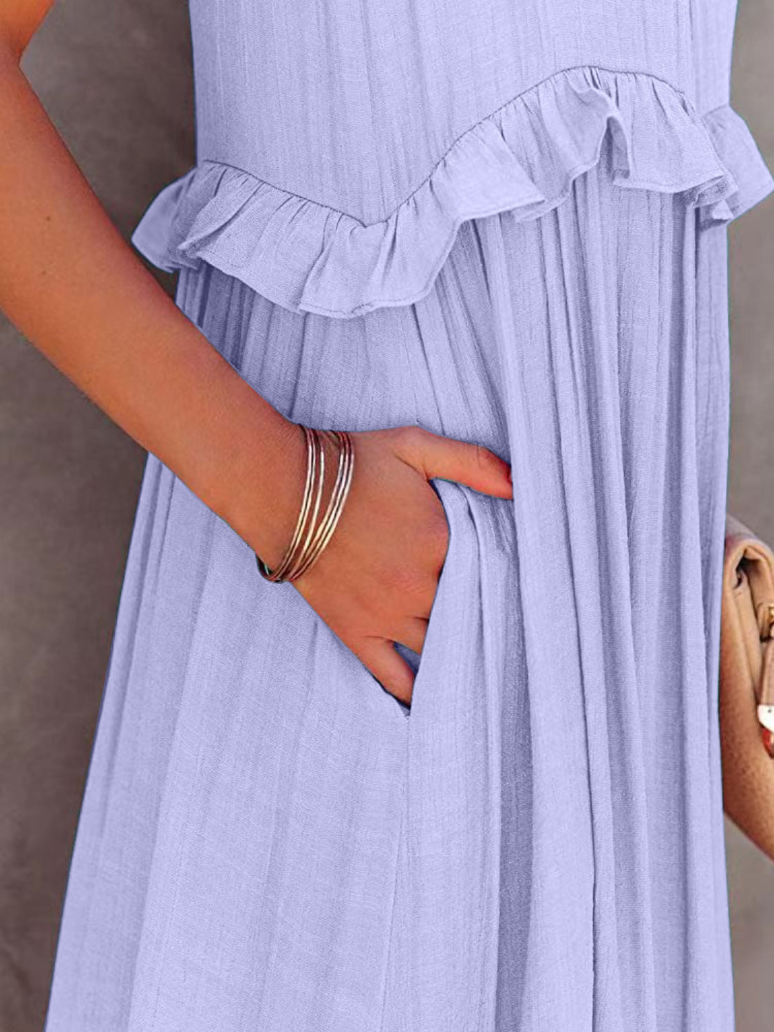 Riley Ruffled Tiered Maxi Dress