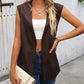 Side Slit Open Front Vest