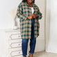 Mandy Plaid Collared Neck Long Sleeve Shirt