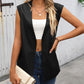 Side Slit Open Front Vest