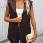 Side Slit Open Front Vest