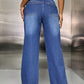 Wide Leg Jeans with Pockets