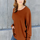 Double Take Full Size Round Neck Long Sleeve T-Shirt