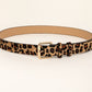 Leopard PU Leather Belt