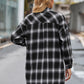 Lovelet Plaid Button Up Collared Neck Shirt