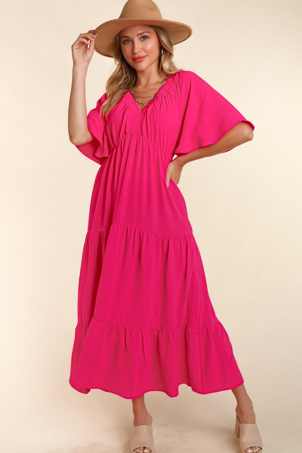 Faye Babydoll Maxi Dress