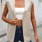 Side Slit Open Front Vest