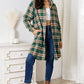 Mandy Plaid Collared Neck Long Sleeve Shirt