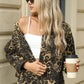 Leopard Denim Jacket