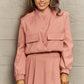 Maxi Jacket and Midi Skirt Set
