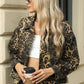 Leopard Denim Jacket