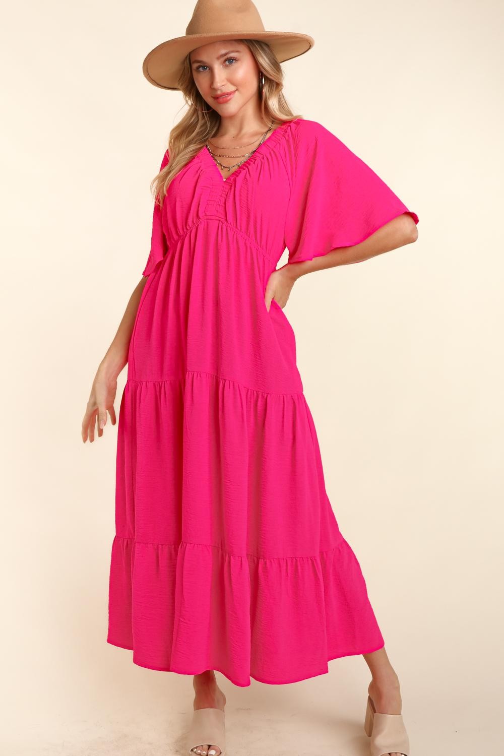 Faye Babydoll Maxi Dress