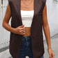 Side Slit Open Front Vest