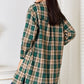 Mandy Plaid Collared Neck Long Sleeve Shirt