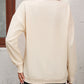 Zip-Up Dropped Shoulder Sweatshirt