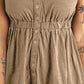 Sleeveless Button Down Mini Magic Dress