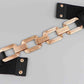 Fashion Geometric Elastic Belt