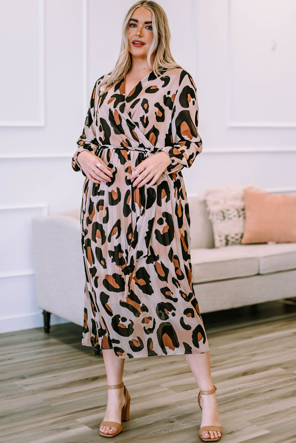 Ramona Leopard Print Dress