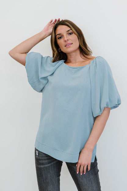 Sweet Bliss Puff Sleeve Blouse