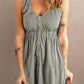 Sleeveless Button Down Mini Magic Dress