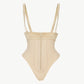 Full Size Adjustable Strap Zip-Up Shaping Bodysuit