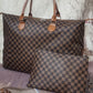 Checkered Two-Piece Bag Set