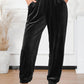 Elastic Waist Pocketed Pants