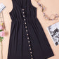Sleeveless Button Down Mini Magic Dress
