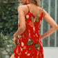 Buttoned Spaghetti Strap Dress